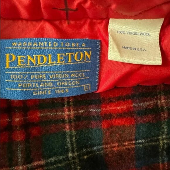 Vintage Pendleton Virgin Wool Prince Charles Tartan Women’s size Large - Picture 6 of 10